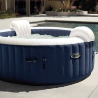 Spa gonflable INTEX Blue Navy 4 places avec couverture thermique – Offre limitée – Image 9