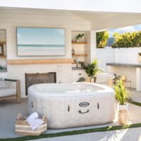 Spa gonflable INTEX Chevron 4 places avec couverture thermique – Prix spécial destockage – Image 5