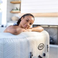 Spa gonflable INTEX Chevron 4 places avec couverture thermique – Prix spécial destockage – Image 4