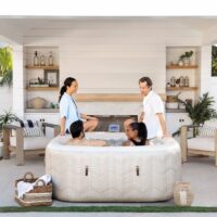 Spa gonflable INTEX Chevron 4 places avec couverture thermique – Prix spécial destockage – Image 3