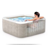 Spa gonflable INTEX Chevron 4 places avec couverture thermique – Prix spécial destockage – Image 7