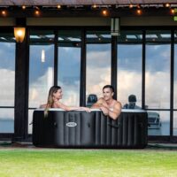 Spa gonflable INTEX Carbone 4 places avec couverture thermique – Offre destockage – Image 3