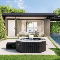 Spa gonflable INTEX Carbone 6 places avec couverture thermique – Offre spéciale – Image 3