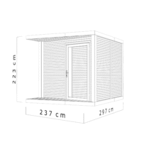Abri moderne de jardin 7,1 m² – Finition haut de gamme, prix direct usine – Image 4