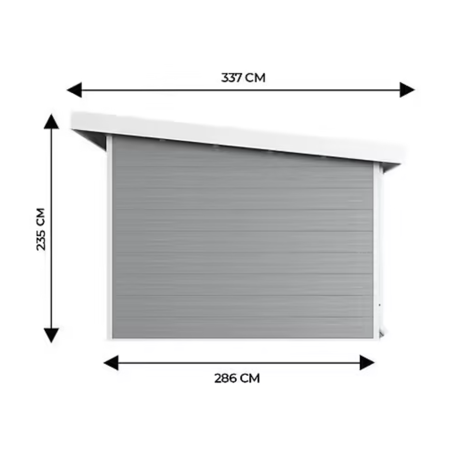 imgi_60_4-149.png Abri de jardin composite SINTRA 9 m² gris clair – Moderne et résistant – Image 11