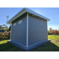 Abri de jardin composite SINTRA 9 m² gris clair – Moderne et résistant – Image 12