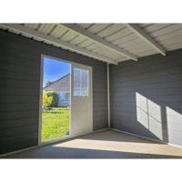 Abri de jardin composite SINTRA 9 m² gris clair – Moderne et résistant – Image 7